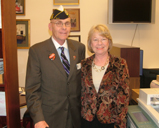 Pryce meets with Commander John Cowan of the Disabled American Veterans (DAV), 10th District of Ohio.