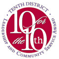 Tenth District - Leadership And Community Service Award - 10 for the 10th