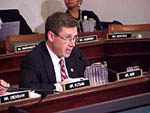 Rep. Kirk at a hearing.