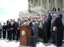 Congressman Snyder pictured with Congressional members and Veterans Service Organizations’ members