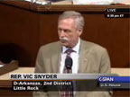 Rep. Snyder House Floor speech on Coach Broyles