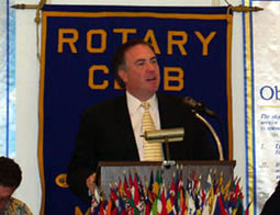 Representative Cardoza Speaking to Rotary Club.