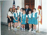 Congressman Boyd meets with a group of Girl Scouts