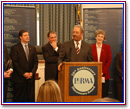 Congressman Fattah speaks at PhRMAs 2008 Discoverers Award news conference.