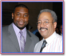 Congressman Chaka Fattah with Philadelphia Phillies MVP Ryan Howard 