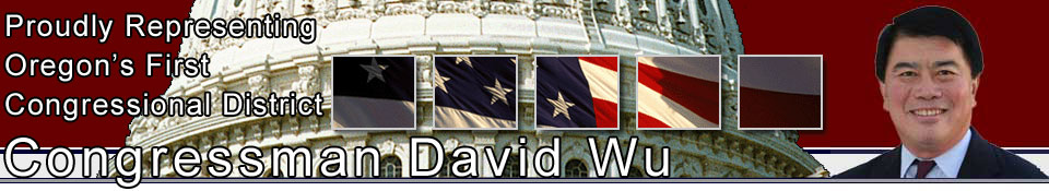 Congressman David Wu's home page