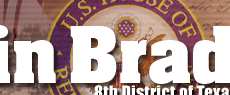 Brady 8th District of Texas