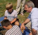 This is an image of Congressman Baird visiting with students during an archaeology dig at Fort Vancouver.  Click to view the Clark County page in the About the District Section.