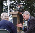 This is an image of Congressman Baird at a veteran's event.  Click here to view the Veterans page in the issues section.