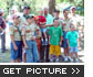 Photo: Congressman Hall at Lake Fannin with local boy scouts. (Summer 2003)