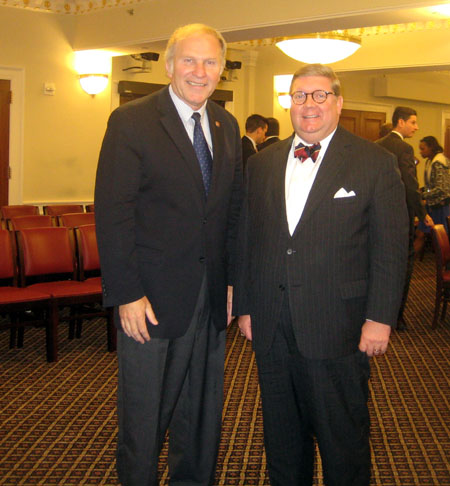 Bill Myles with Congressman Chabot at the Small Business Committee Hearing