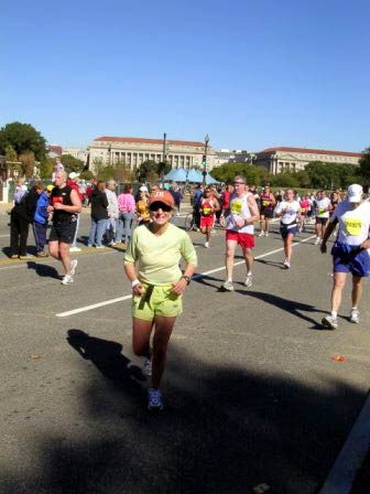 Rep. Jane Harman completed the 30th Marine Corp Marathon.