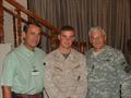 Congressman Boehner meets with Gen. George Casey and U.S. Marine Brandon Johnson of West Chester while in Iraq in July 2006 to discuss improvements in the security situation there.