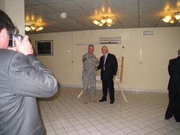 Congressman Neugebauer meets with General McKierman, Commander of Troops in Afghanistan