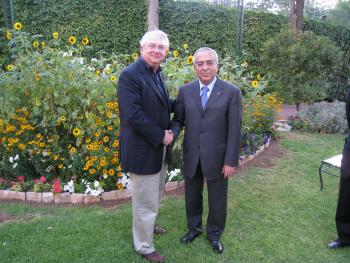 Congressman Neugebauer meets with the Palestinian Authority Prime Minister, Salam Fayyad