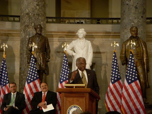 April 3, 2008 -- House Majority Whip James E. Clyburn joins House and Senate leaders to honor the life and legacy of Rev. Martin Luther King, Jr. ? almost 40 years since his assassination. 