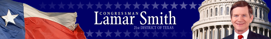 Congressman Lamar Smith 21st District of Texas