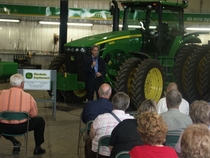 Coleman in Mankato discussing impacts of rising energy costs on rural MN