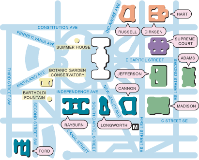 Map of Capitol Complex