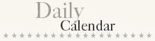 Daily Calendar