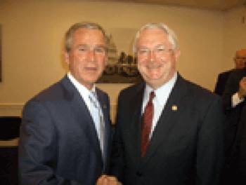 Randy meets with President Bush