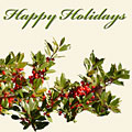 holiday card, linked to holiday greetings web page