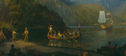 Congress purchased the <i>The Discovery of the Hudson</i> in 1875 for display in the House Chamber.