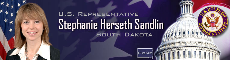 U.S. Representative Stephanie Herseth Sandlin - South Dakota