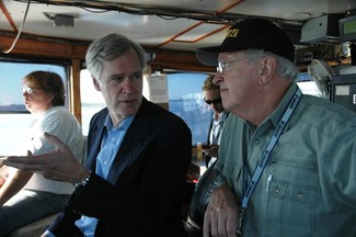 Crenshaw Tours Harbor Deepening Project with JAXPORT Officials