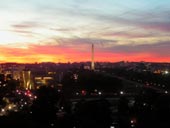 DC sky at sunset from Gallery