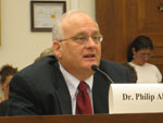 Dr. Altbach makes his statement to the Committee