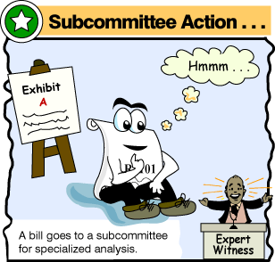 Subcommittee Action cartoon