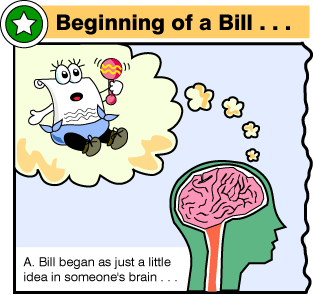 Beginning of a Bill cartoon