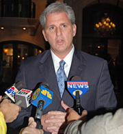 Congressman McCarthy Speaking with the Press