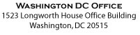 Congressman McCarthy's Washington, DC Office, Click here to view Congressman McCarthy's address on Google Maps