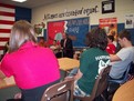 Congressman Miller visits Ms. Dawn Quarles' AP US Government and Politics class.