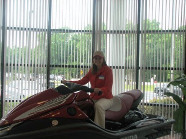 DeMint staffer Kimberly Gluck at Honda facility in Timmonsville, SC