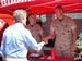 Sen. Coleman stopped by the U.S. Marines booth during one of his visits to the 2007 Minnesota State Fair.  