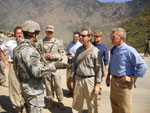 Congressman Platts in Afghanistan.