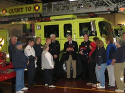 Senator Carper visits Bethany Beach Volunteer Fire Company