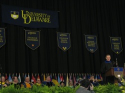 Senator Carper delivers University of Delaware commencement address