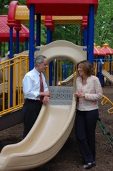Senator Carper visits Iron Hill Park