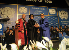 Speaker Pelosi delivered the commencement speech at Miami Dade Colleges North Campus