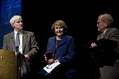 Rep. Slaughter Accepts Presidential Medallion by rep.louiseslaughter