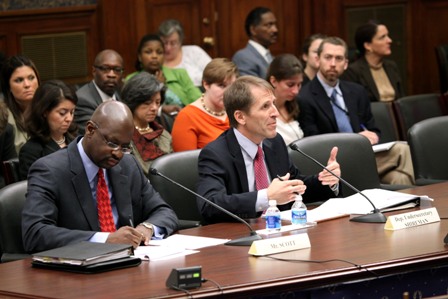 Mr. George Scott and Mr. Robert Shireman testify before the Committee
