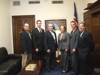 Congresswoman Tsongas meets with Lowell firefighters in Washington DC