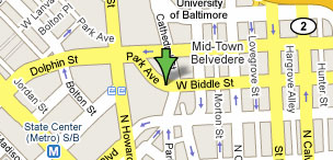 Baltimore City Office Map