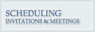 Scheduling: Invitations & Meetings