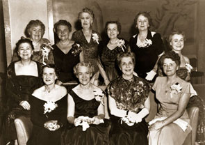 Women of the 83rd Congress (1953&mdash;1955). Seated, from left: <a href="/member-profiles/profile.html?intID=26">Vera Buchanan</a> of Pennsylvania, <a href="/member-profiles/profile.html?intID=240">Leonor Sullivan</a> of Missouri, <a href="/member-profiles/profile.html?intID=230">Margaret Chase Smith</a> of Maine, <a href="/member-profiles/profile.html?intID=44">Marguerite Church</a> of Illinois, <a href="/member-profiles/profile.html?intID=196">Gracie Pfost</a> of Idaho. Standing, from left: <a href="/member-profiles/profile.html?intID=209">Edith Nourse Rogers</a> of Massachusetts, <a href="/member-profiles/profile.html?intID=17">Frances P. Bolton</a> of Ohio, <a href="/member-profiles/profile.html?intID=245">Ruth Thompson</a> of Michigan, <a href="/member-profiles/profile.html?intID=99">Cecil Harden</a> of Indiana, <a href="/member-profiles/profile.html?intID=126">Maude Kee</a> of West Virginia, and <a href="/member-profiles/profile.html?intID=237">Katharine St. George</a> of New York.