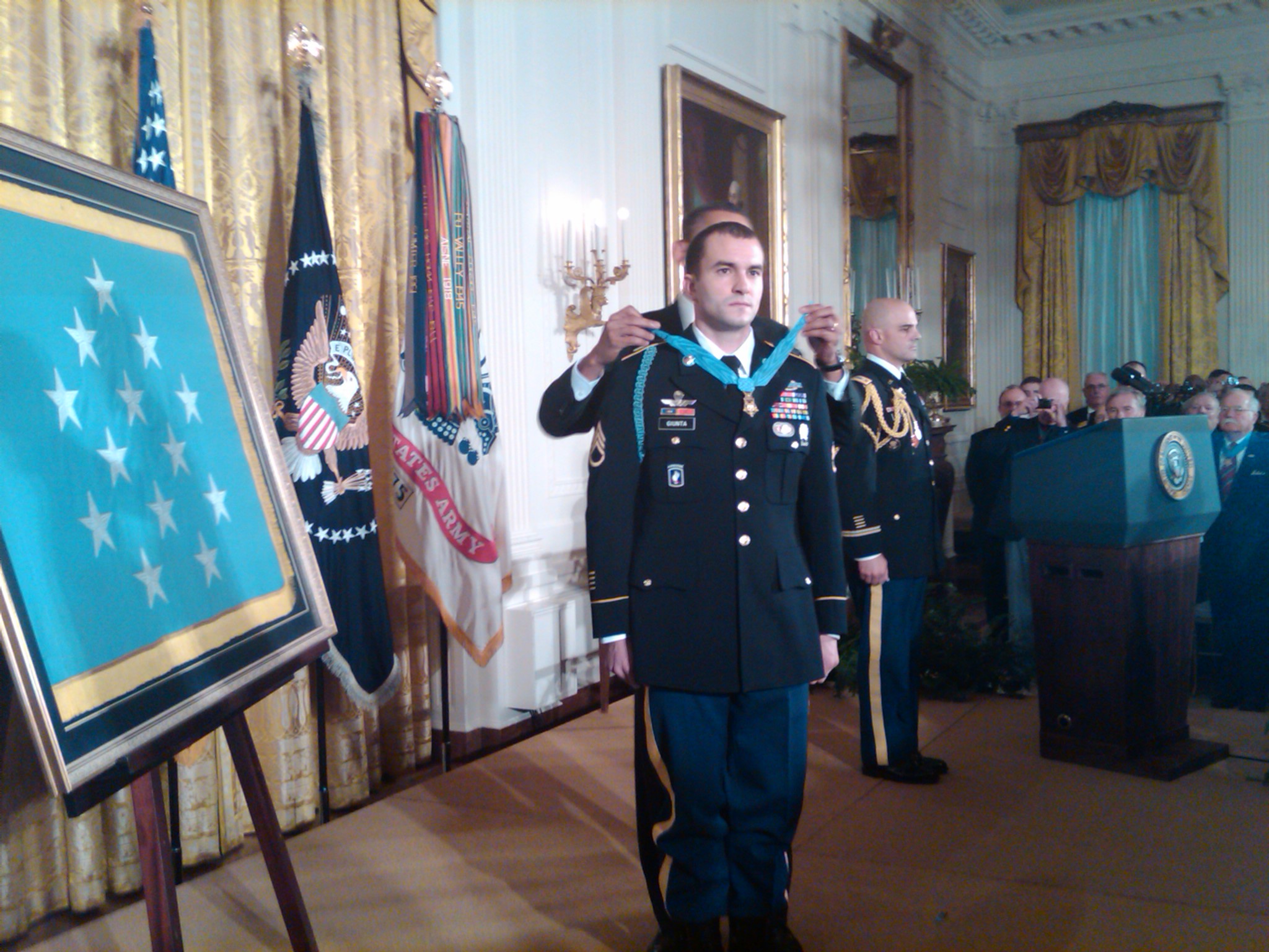 Medal of Honor Ceremony for Staff Sgt. Giunta
